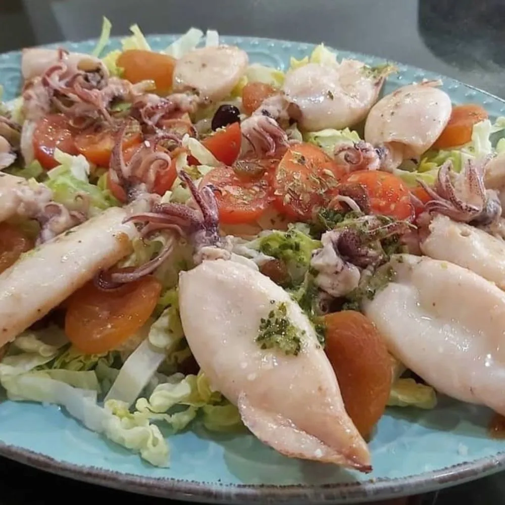 Calamaritos a la plancha