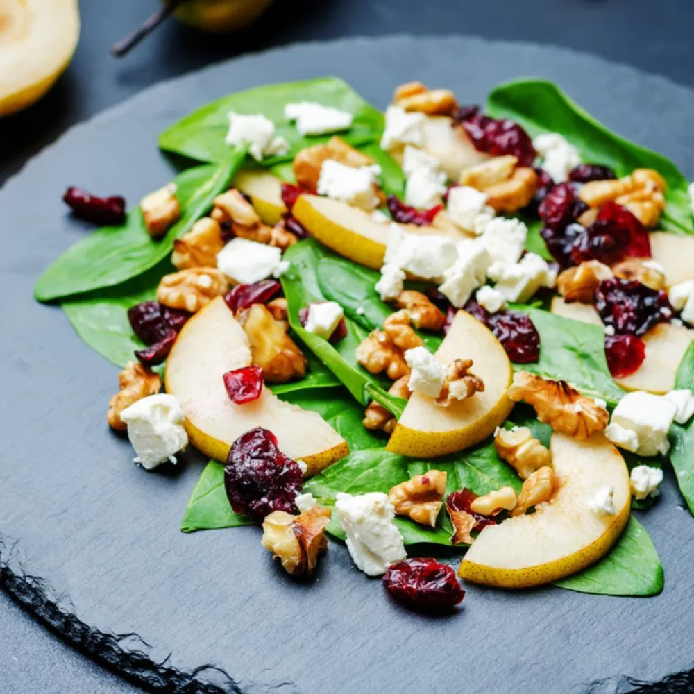 Ensalada con queso de cabra