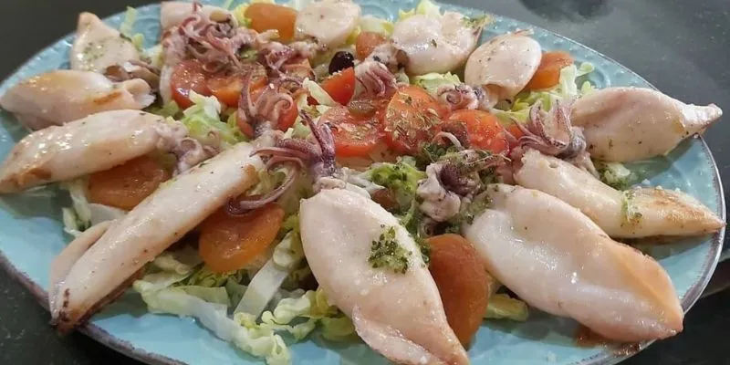 Calamaritos a la brasa